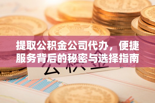 北塔提取公积金公司代办，便捷服务背后的秘密与选择指南