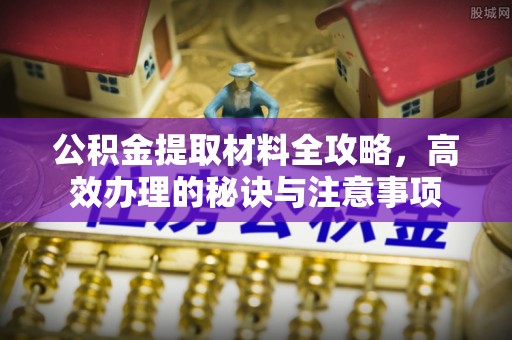 北塔公积金提取材料全攻略，高效办理的秘诀与注意事项