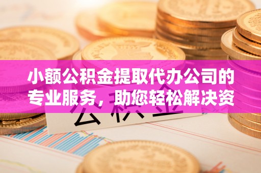 北塔小额公积金提取代办公司的专业服务，助您轻松解决资金难题