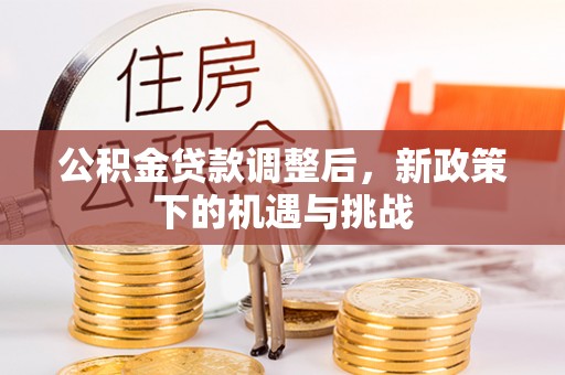 北塔公积金贷款调整后，新政策下的机遇与挑战