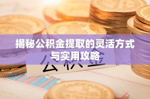 北塔揭秘公积金提取的灵活方式与实用攻略